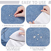1200Pcs 4 Styles Aluminum Hotfix Iron On Star Studs FIND-NB0006-17P-3