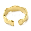 Twist 304 Stainless Steel Open Cuff Rings for Women RJEW-Z043-01G-3