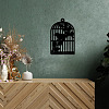 Laser Cut Basswood Wall Sculpture WOOD-WH0123-065-6