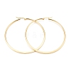 304 Stainless Steel Big Hoop Earrings EJEW-J226-001E-1