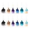 12Pcs 6 Styles Nylon Thread Tassel Big Pendant Decorations FIND-TA0009-18-3
