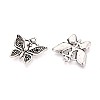 Tibetan Style Alloy Pendant Rhinestone Settings TIBEP-T053-06AS-2