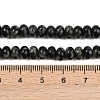Natural Black Spot Jasper Beads Strands G-L647-D06-4x6mm-5