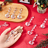 30Pcs Transparent Acrylic Pendants for Curtains TACR-SP0001-21-3