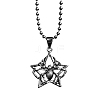 Non-Tarnish Stainless Steel Pendant Necklaces PW-WG8BC7B-01-1