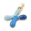 Alloy Enamel Pendants ENAM-S023-01G-X-3