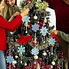 DIY Christmas Snowflake Pendant Decoration Diamond Painting Kits WG64272-01-2