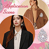 1Pc Alloy Rhinestone Brooches JEWB-MA0001-02B-5