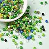 Opaque & Transparent & Metallic Colours Glass Seed Beads SEED-A030-07B-1