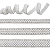 3 Yards 3 Styles Self-adhesion ABS Imitation Pearl with Rhinesatone Hotfix Rhinestone DIY-CY0001-88-7