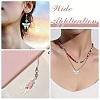30Pcs 5 Colors Alloy Enamel Pendants ENAM-YW0008-36-6