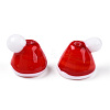 Christmas Theme Handmade Lampwork Beads LAMP-T021-04-2