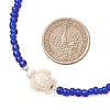 9Pcs 9 Styles Synthetic Turquoise Sea Turtle with Glass Seed Beaded Necklace Sets for Women NJEW-JN05930-4