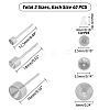 304 Stainless Steel Stud Earring Findings STAS-UN0021-16P-5