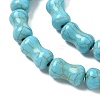 Dyed Synthetic Turquoise Beads Strands G-B147-A02-3