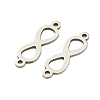 Non-Tarnish 201 Stainless Steel Connector Charms STAS-M015-17P-2