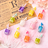 70Pcs 7 Colors Transparent Resin Pendants RESI-CJ0002-08-5