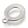 Non-Tarnish 201 Stainless Steel Charms X-STAS-C021-06P-O-3