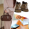 4Pcs Triple Goddess Pentagram Moon Alloy Shoe Charms HJEW-CP00023-4