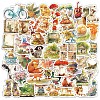 50Pcs Fairy Tale Adventures in The Woods Theme PVC Self-Adhesive  Cartoon Animal Picture Waterproof Sticker STIC-Q006-02A-1