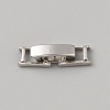Brass Fold Over Clasps KK-WH0079-109B-P-1
