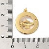 Rack Plating Brass Micro Pave Cubic Zirconia Pendants KK-K377-91G-3