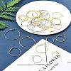 32Pcs 8 Styles Iron Huggie Hoop Earring Findings IFIN-FS0001-49A-10