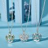  Rhinestone Pendants RB-NB0001-16P-2