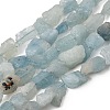 Raw Rough Natural Aquamarine Beads Strands GG-CBAC4AD-A01-01-2