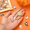 40Pcs 10 Styles Halloween Theme Alloy Enamel Pendants ENAM-CJ0004-77-4