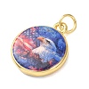 Printed Brass Pendants KK-CBA8989-02B-2