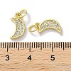 Rack Plating Brass Micro Pave Cubic Zirconia Pendants KK-Z039-21G-3