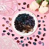 150Pcs Gradient Color Transparent Glass Beads GLAA-YW0004-91A-4