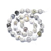 Natural White African Opal Beads Strands G-F715-067-2