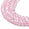 Cubic Zirconia Bead Strands ZIRC-G001-01E-4