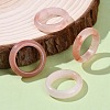 Natural Xinjiang Golden Silk Jade Finger Rings for Women RJEW-G360-01A-2