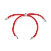 3Pcs 3 Colors Nylon Round Cord Slider Bracelet Making AJEW-JB01461-2
