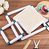 3 Stes 3 Styles Plastic Cross Stitch Embroidery Hoops DIY-CP0012-44A-3