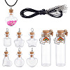 Transparent Glass Empty Bottles AJEW-NB00007-1