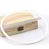 Plastic Macrame Wreath Floral Ring Hoop PW-WG40709-09-1