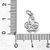 Brass Micro Pave Cubic Zirconia Pendants KK-K400-46P-3