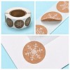 Snowflakes Christmas Roll Sticker DIY-G025-G01-4