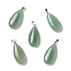 Natural Green Aventurine Pendants G-P474-01P-13-1