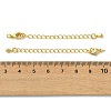 SHEGRACE Brass Curb Chain Extender XGR0146G-163G-3