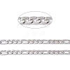 Tarnish Resistant 304 Stainless Steel Figaro Chains CHS-G022-01P-2