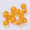 Transparent Acrylic Beads TACR-Q257-6mm-V-2