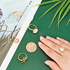 Open Adjustable Rings Base KK-PH0004-67-6