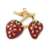 304 Stainless Steel Enamel Pendants STAS-U057-17G-02A-1