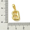 Rack Plating Brass with ABS Plastic Pearl European Dangle Charms KK-G501-02B-G-3
