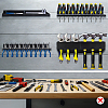4 Bags 4 Styles Carbon Steel Wall-Mounted Plisers Screwdriver Wrench Holder ODIS-UN0001-38-2